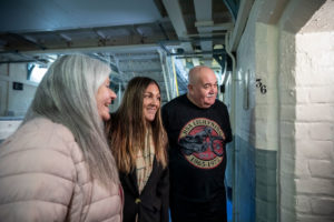 A family on a Self-Guided Tour of Peterhead Prison