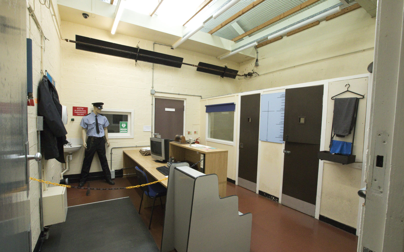 The area to process inmates into prison