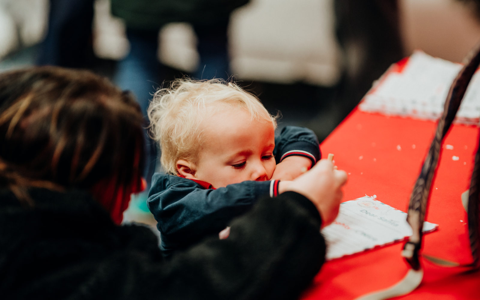Writing letters to Santa